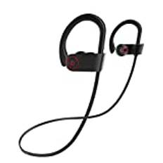FAMKIT Bluetooth-öronsnäckor vattentäta trådlösa sporthörlurar brusreducerande hörlurar för gym löpning träning