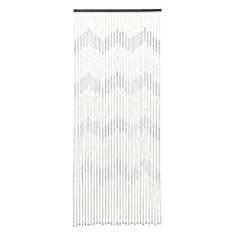 LENDISIY Bambu gardin dörrgardin 90 x 220 cm, 31 linjer pärlgardin trådgardin insektsskydd trä dekorativ gardin trådgardin