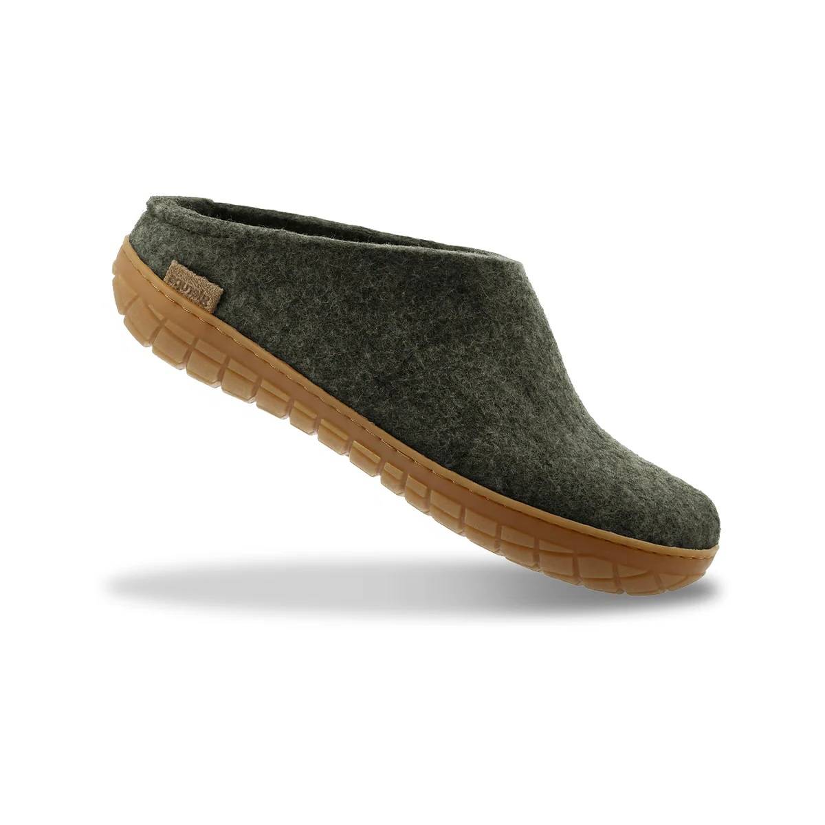 Glerups tøffel m. gummisål - forrest (unisex) 37