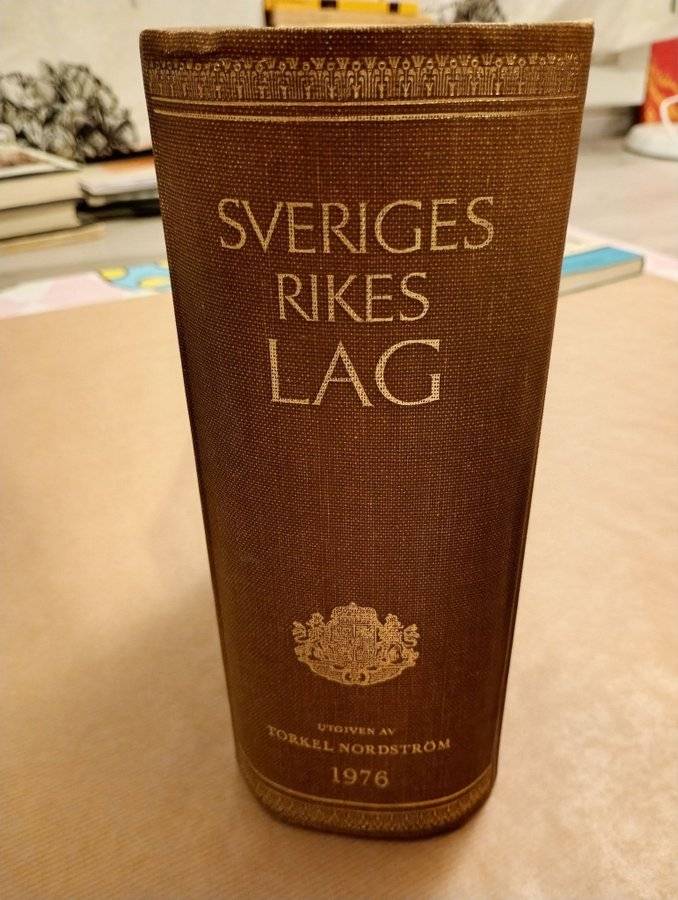 Sveriges Rikes Lag 1976 - Fint exemplar!