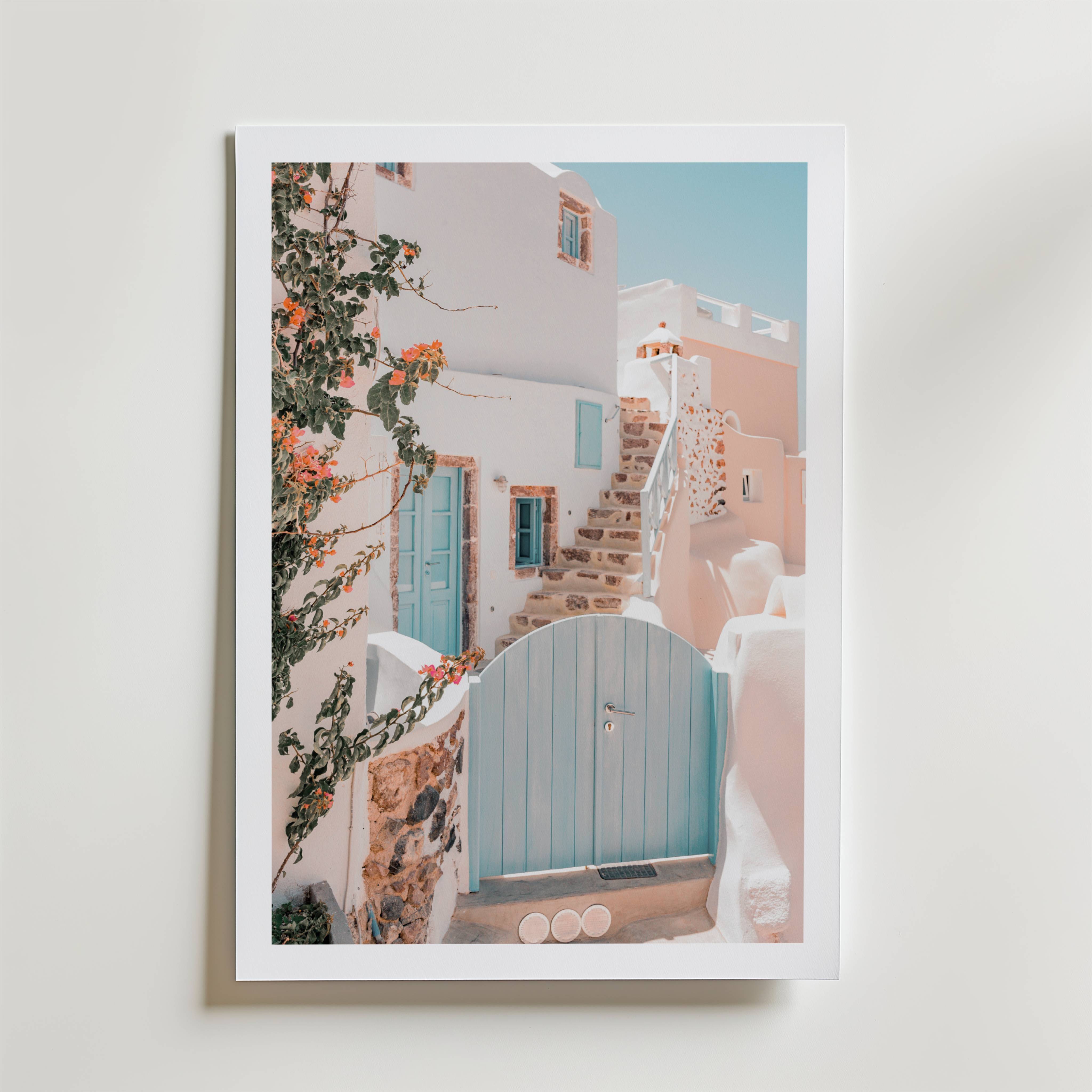 Pastel Island Entrance Poster - Fine Art Poster 50x70 cm