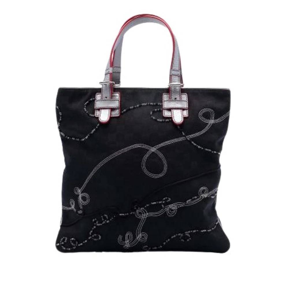 Loewe Pre-owned Pre-owned Stof Tote - Vintage - Dame - Sort - ONE SIZE -