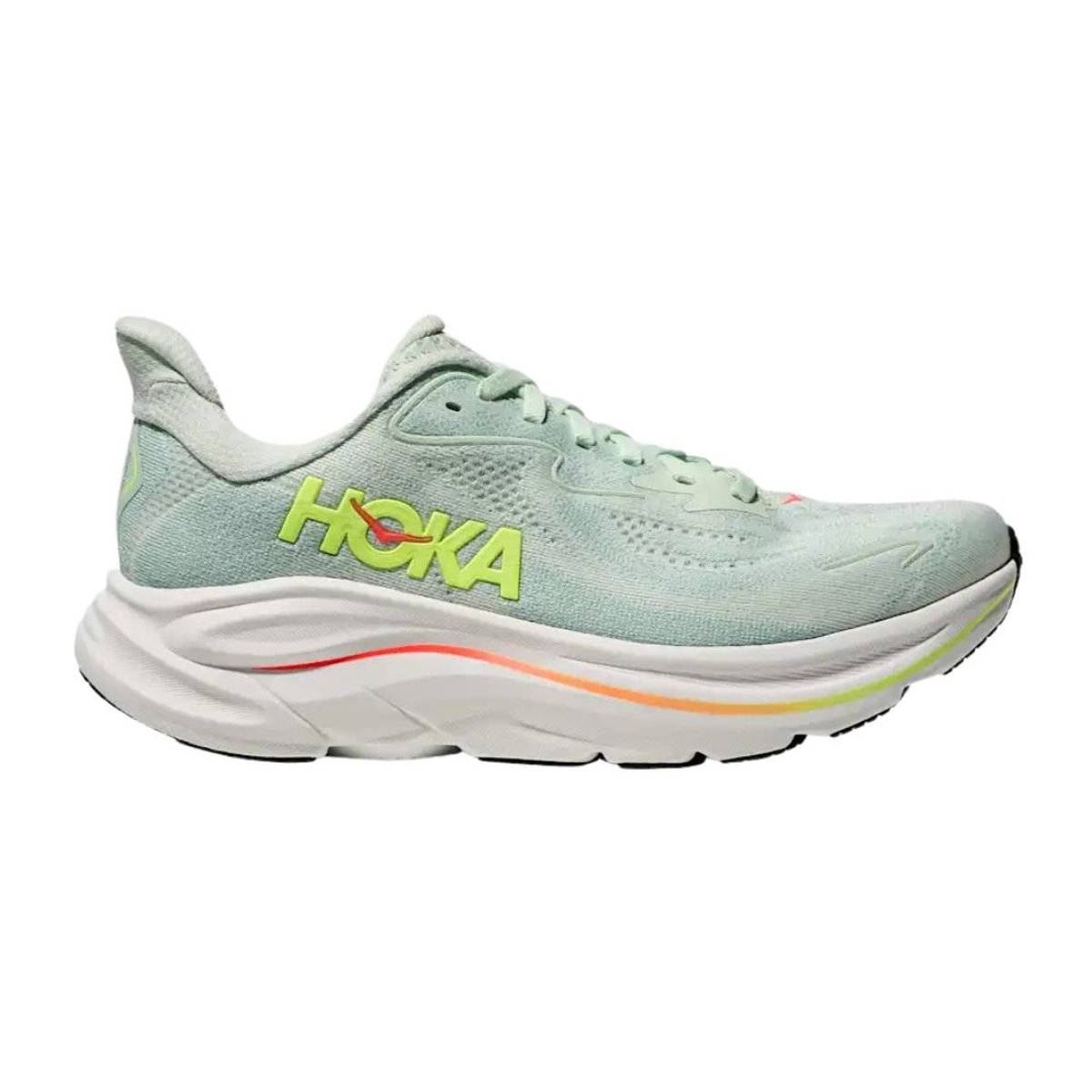Hoka Clifton 10 Women's Shoes Grey Green SS26, Size EU 38 2/3