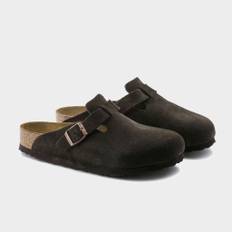 Birkenstock Mens Boston Regular Soft Footbed Mocha (660461)