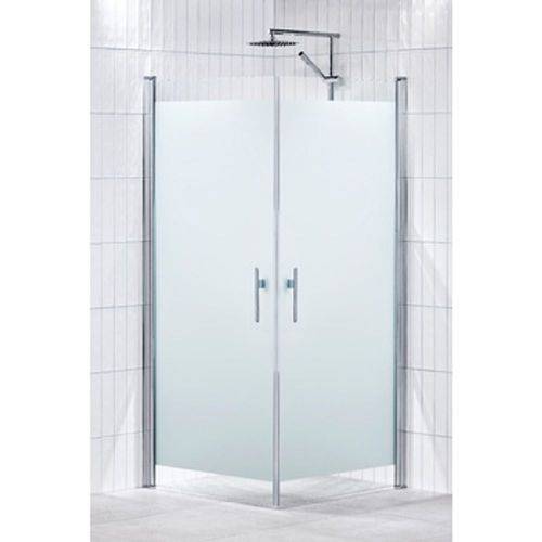 Alterna Lusso HT2 Rak duschhörna 70x90 (frostat glas)