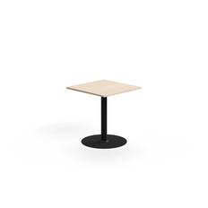 Bord ALVA, 700x700x720 mm, högtryckslaminat, svart/björk