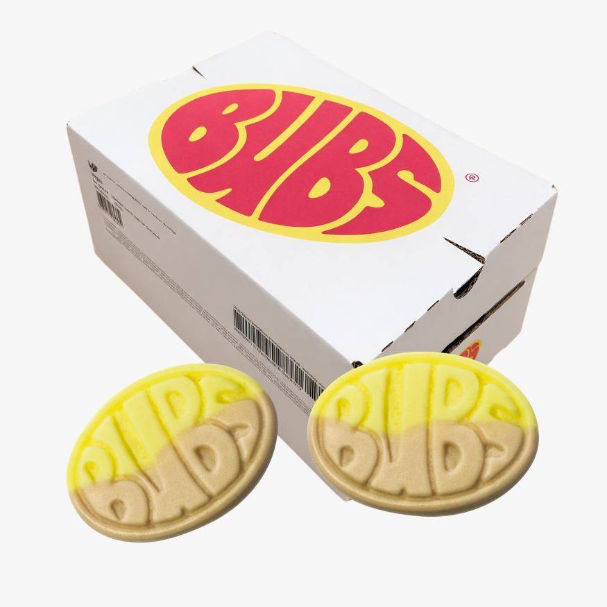 BUBS Banana & Toffee Ovals Full Box 2.8 KG (6.2LB)