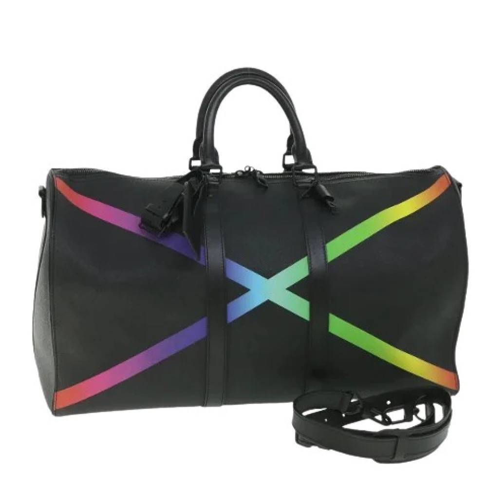 Louis Vuitton Vintage Pre-owned Læder Weekendtaske - Vintage - Dame - Sort - ONE SIZE - Læder
