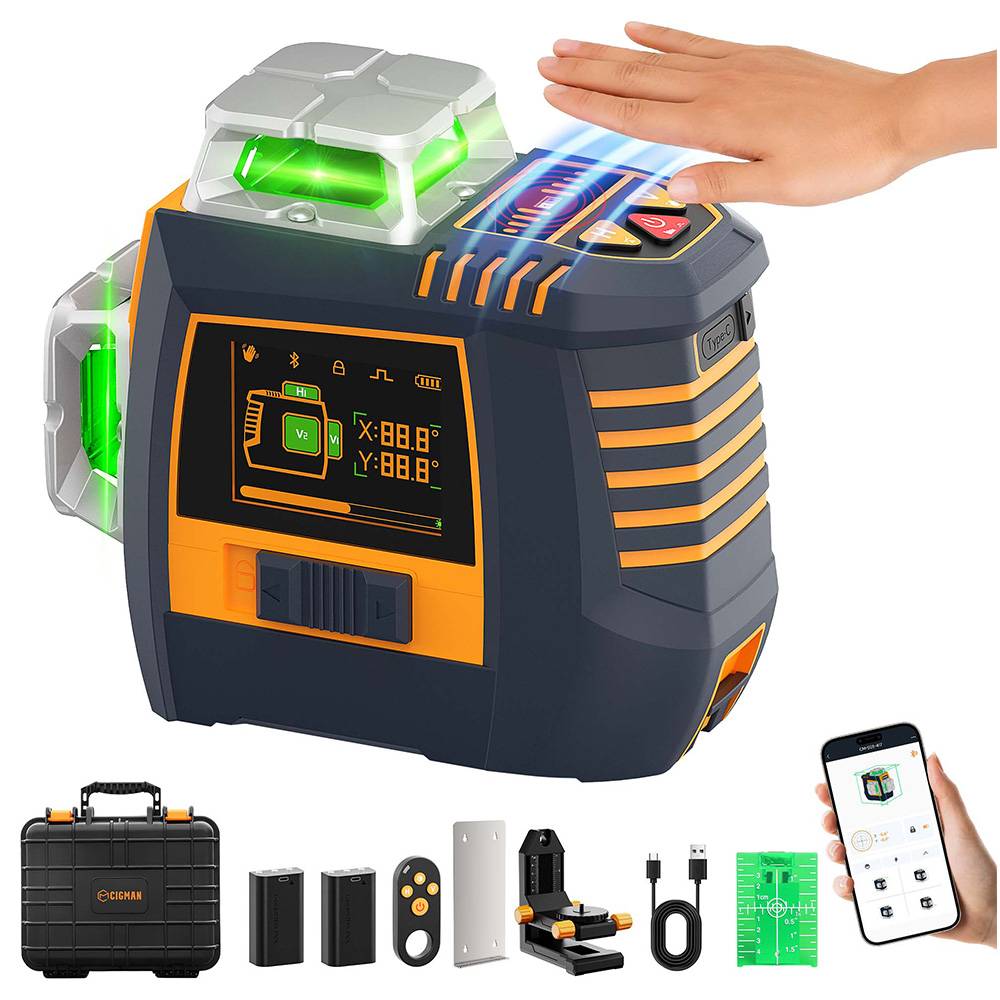 CIGMAN CM-S05 Gesture Control 12 Lines Laser Level
