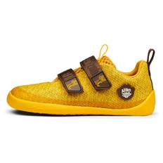 Affenzahn Kid's Barefoot Shoes Knit Happy Barfotaskor Barn Storlek 21 Färg tiger / yellow
