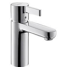 Hansgrohe Metris S håndvaskarmatur i krom med bundventil