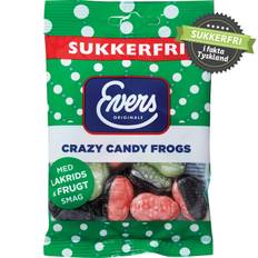 Evers Crazy Candy Frogs Sukkerfri 70 g