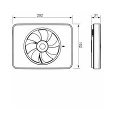 Badrumsfläkt FRESH Intellivent 2.0 vit