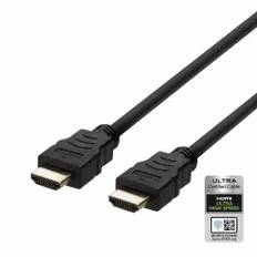 deltaco Ultra High Speed HDMI cable 0.5m eARC QMS 8K 60Hz 4K 120Hz