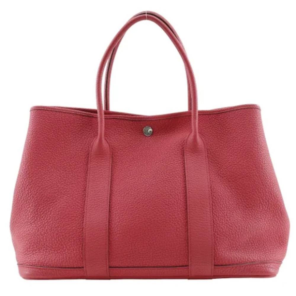 Hermès Vintage Pre-owned Stof hndtasker - Vintage - Dame - Rød - ONE SIZE - Tyl