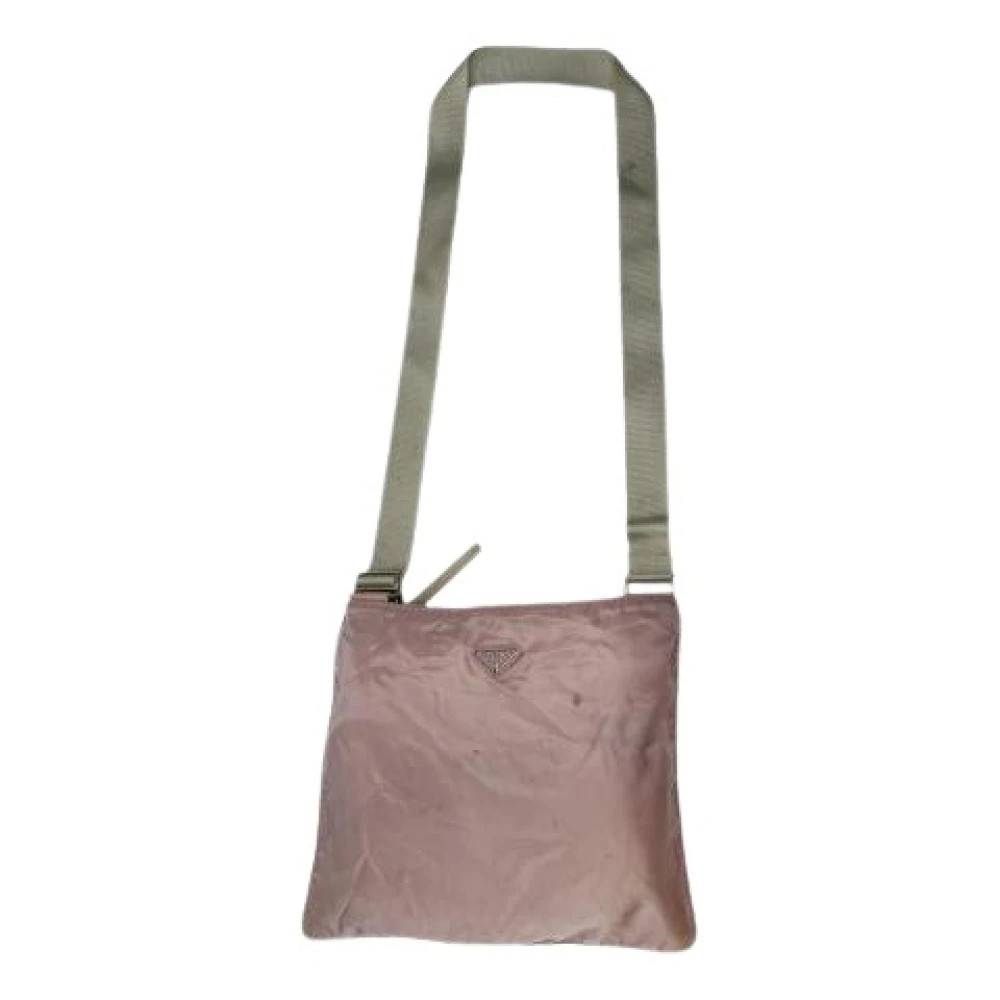 Prada Vintage Pre-owned Vintage Cross Body Taske - Vintage - Dame - Lyserød - ONE SIZE -