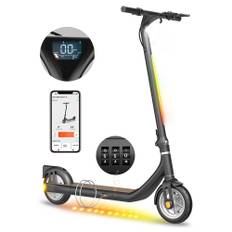 Atomi Alpha Electric Scooter 9 Inch 10Ah Peak 650W Motor 25Km/h Black