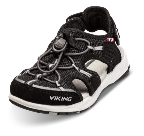 Viking Thrill II Sandaler Børn - Black / Grey - Black / Grey / 35