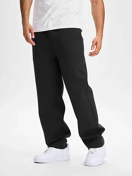 Soc M Scuba Relaxed Pant Sweatpants Black Grey Melange - Small