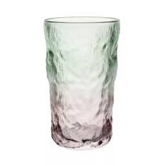 Cocktail glas grön/rosa - 4 st/fp