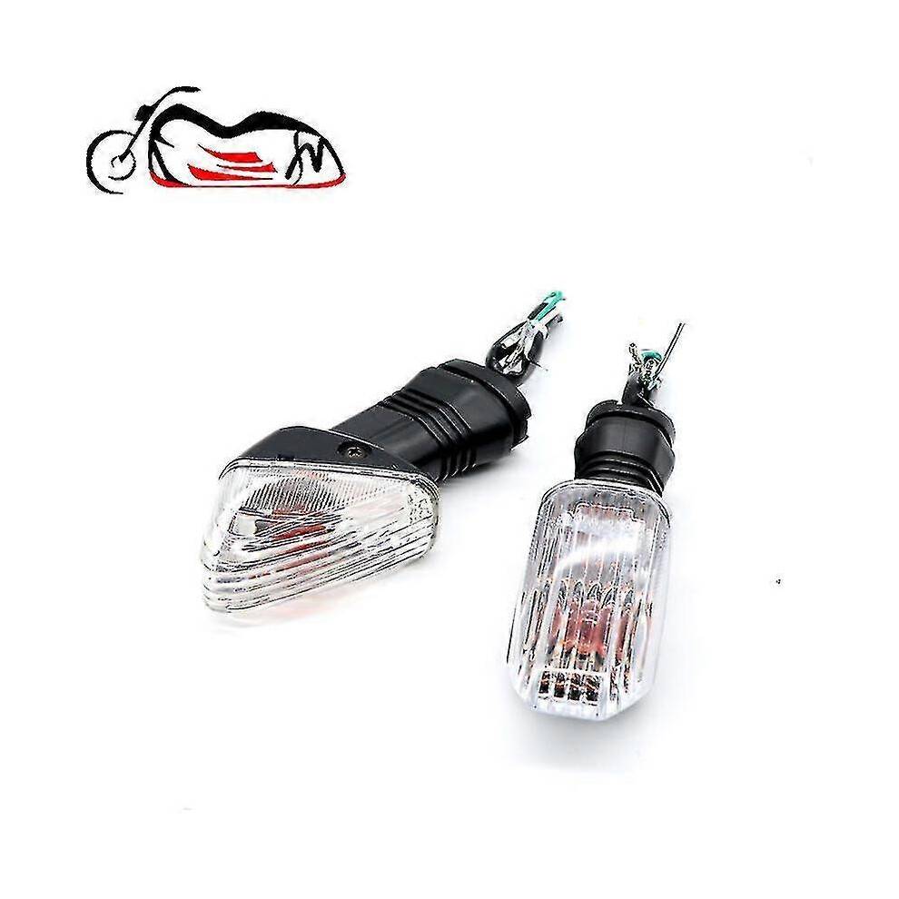 (Clear) Front Rear Turn Signal Light For Kawasaki Ninja Zx6r 600 Kle 500 650 Z750 Versys Motorcycle Accessories Signal Indicator Lamp