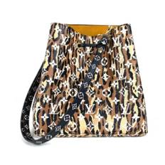 Louis Vuitton Vintage, Pre-owned, Dame, Hvid, ONE SIZE, Uld, Pre-owned canvas tasker