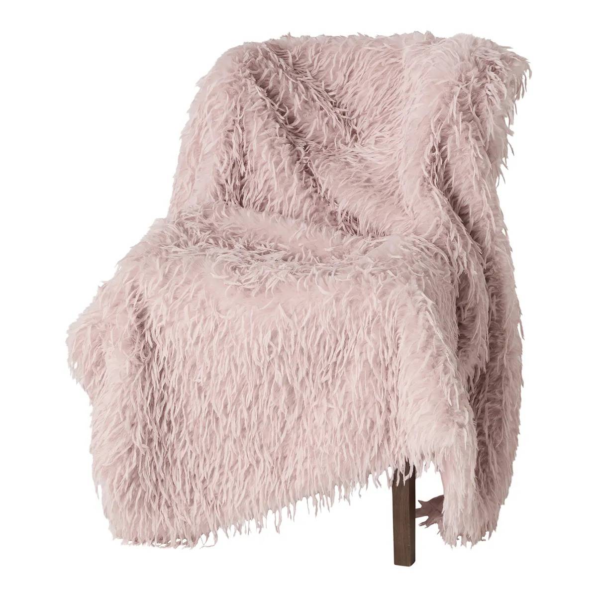 Fay Pläd med karaktär rosa