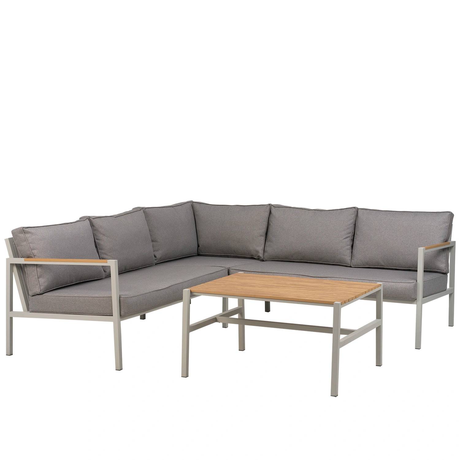 CAP hörnsoffgrupp liten - ljusgrå/grå - Grå/Ljusgrå