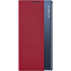 Smart View Flip Cover til Samsung Galaxy S20 FE (Fan Edition), Premium læderetui med stilfuldt spejl displayvindue