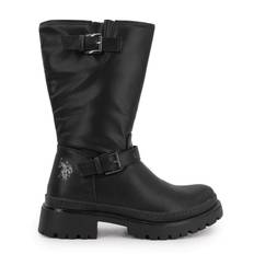 Bottine byker noire Femme US POLO 35 svart
