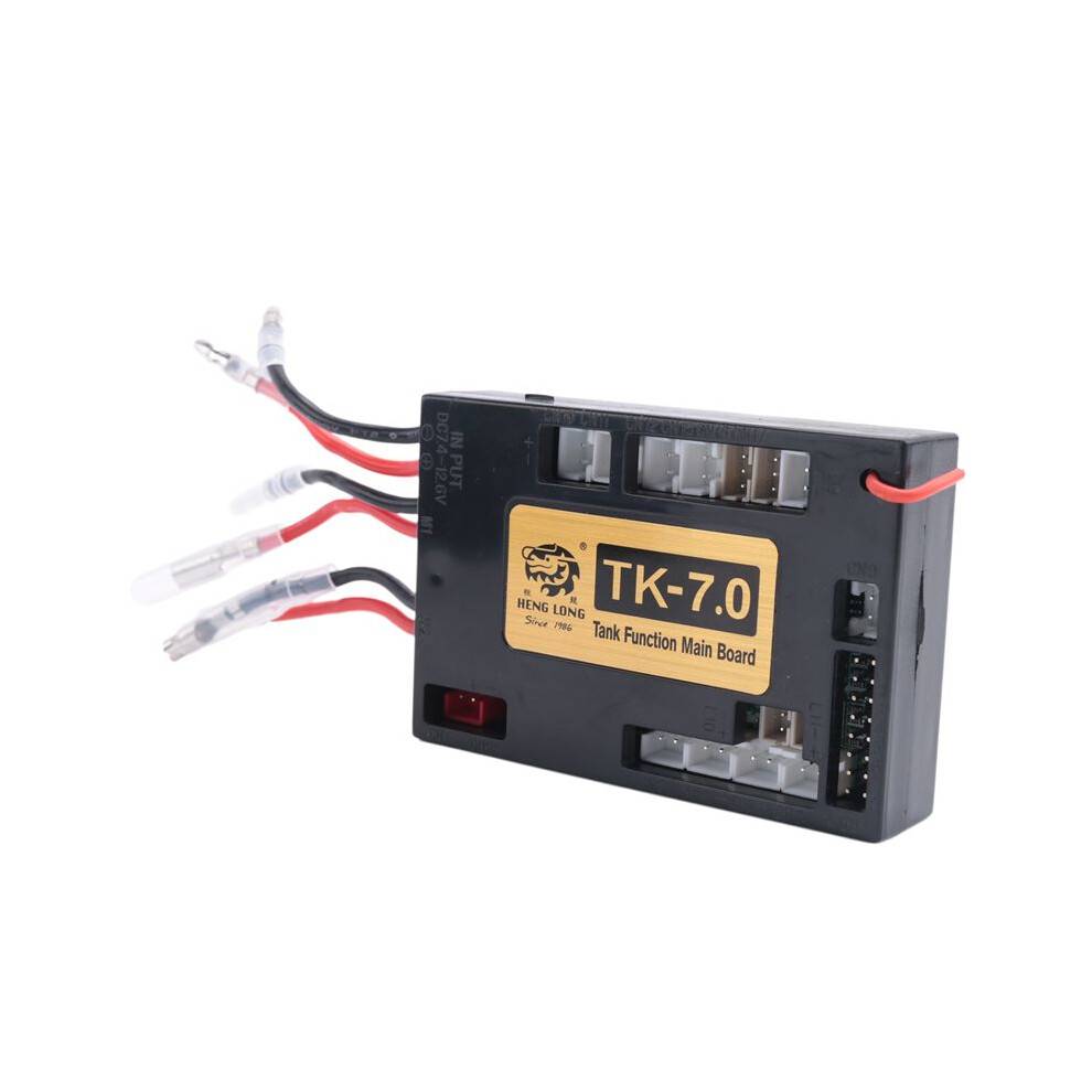 1/16 RC Car Remote Control 7.0 Mainboard + 2.4G Transmitter Remote Control System Set for Heng Long RC Tank Model