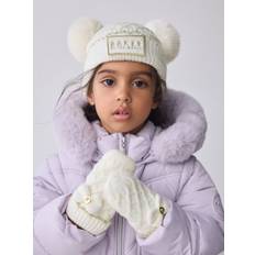Baker by Ted Baker Baker By Ted Baker Girls Double Pom Eared Hat and Mittens Set