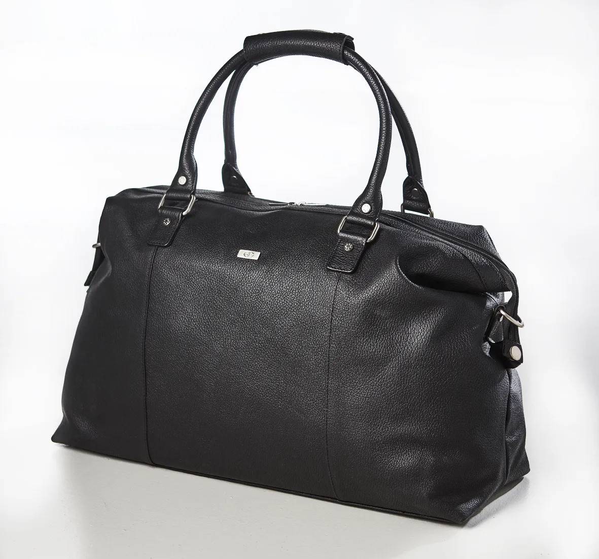 Bon Goût Floater rejsetaske i Montana læder 30 liter Black