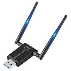Langtrækkende USB Wifi Adapter til PC Desktop Laptop - 1300Mbps Dual Band 2.4GHz 5GHz Trådløs Adapter