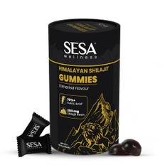 Sesa Himalayan Shilajit Gummies 200mg With 70%+ Fulvic Acid For Energy, Strength, Stamina | No Sugar | Pack Of 30 | Men & Women