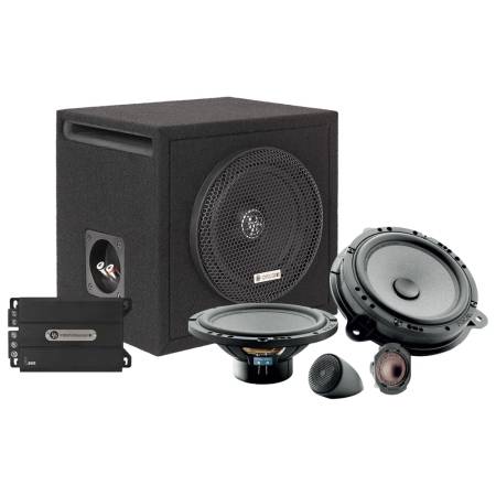 DLS Cruise & Focal ljudpaket till Nissan NV200, baspaket och högtalare