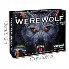 Nye modeller Brætspil, Ultimate Werewolf Deluxe Edition, Engagerende Social Deduktion, Hurtigt Spil, Hemmelige Roller & Bluffing Julegave (FMY)