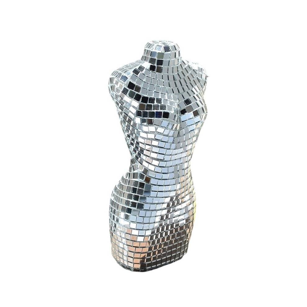 Handgjord Discovas i Keramik, 18 cm Silverblommig Vas för Heminredning