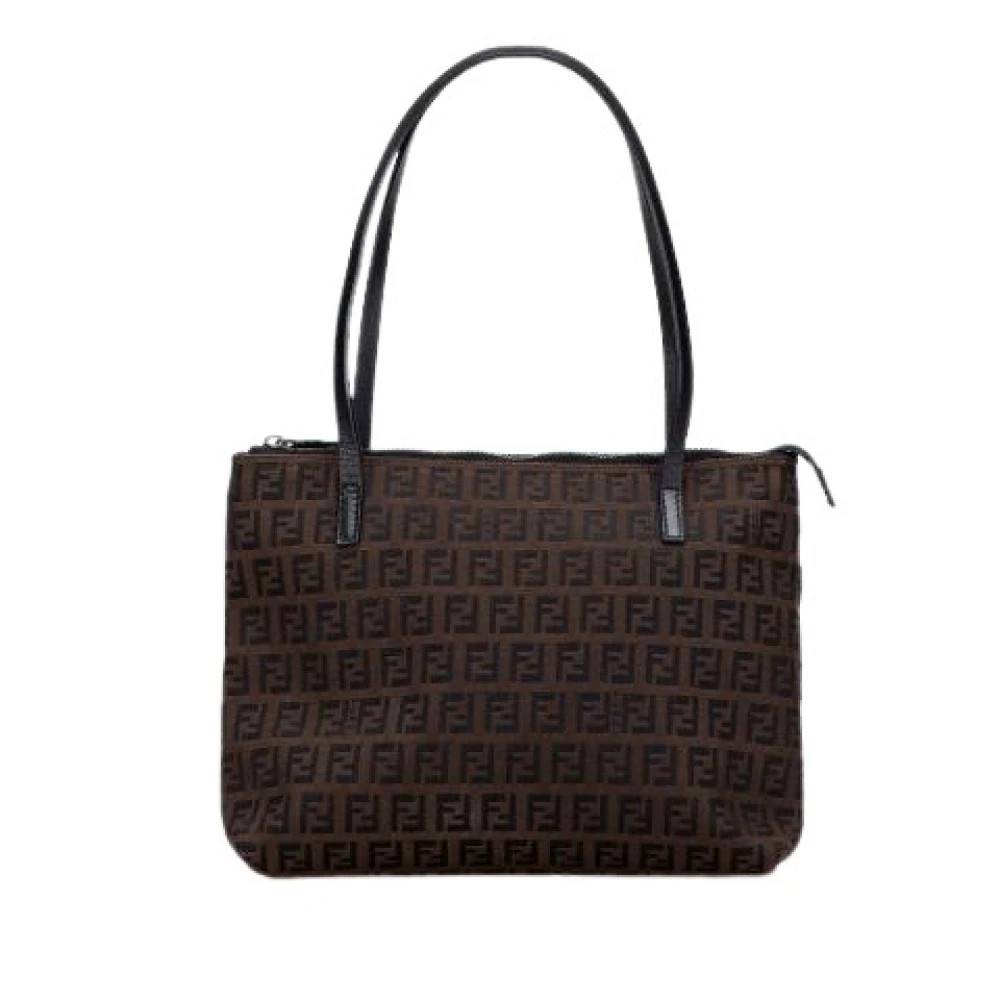 Fendi Vintage Pre-owned Tote Bag - Vintage - Dame - Brun - ONE SIZE - Uld