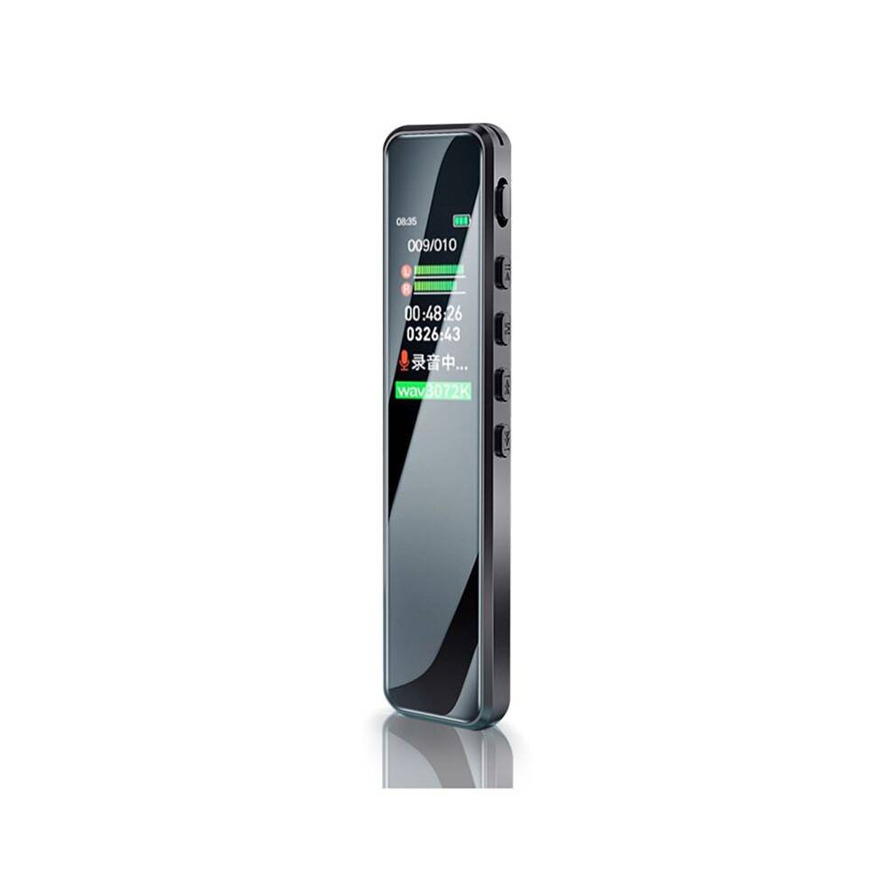 Digital Voice Activated Recorder Long Distance Audio Recording MP3 Player Noise Reduction WAV Record 3072KBPS 64GB