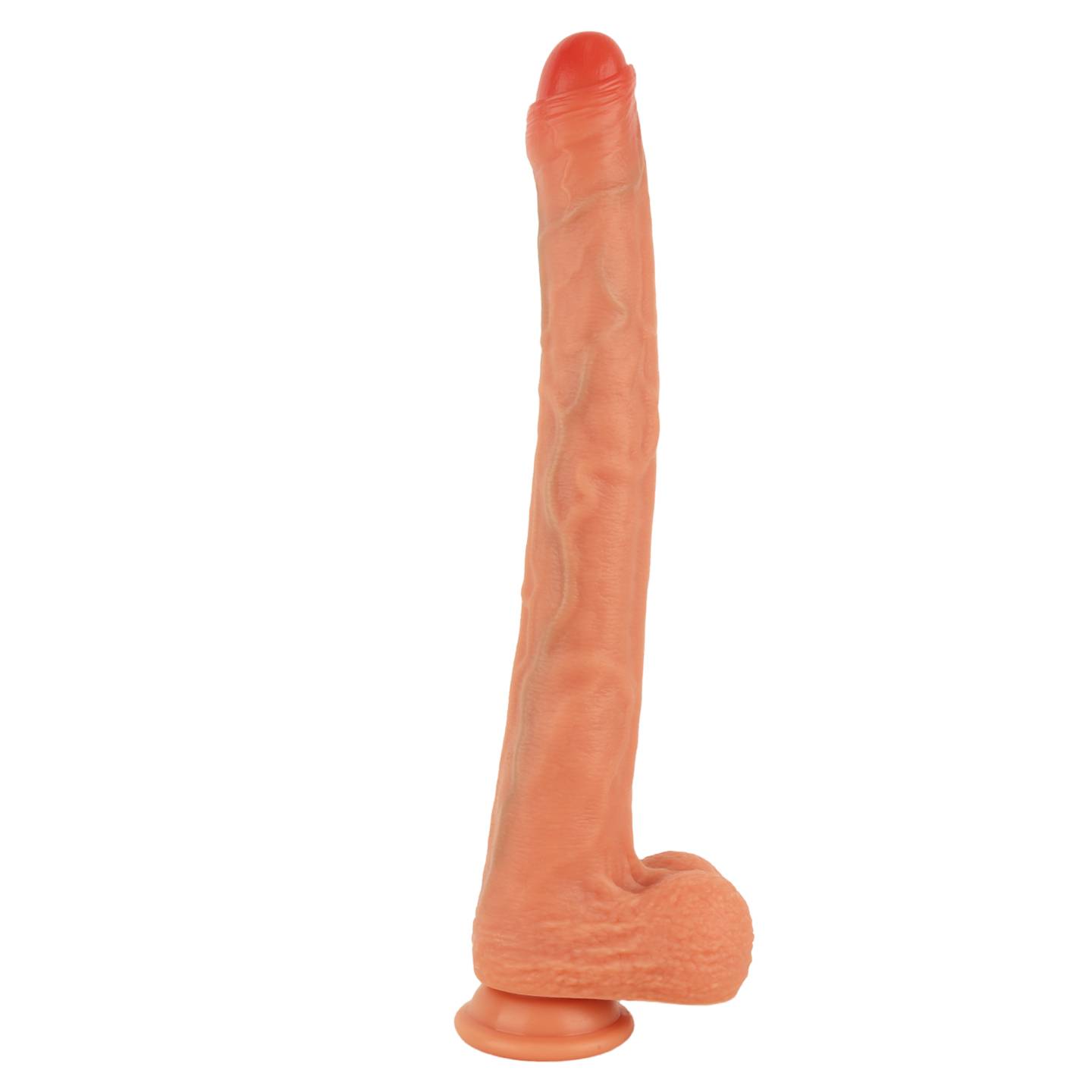 SuperLove Extra Long Realistic Silicone Dildo Skin Large - naturlig