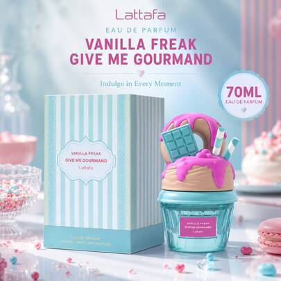 Lattafa/Vanilla Freak Give Me Gourmand Eau De Parfum 70ML Festival Påskgåva Födelsedagspresent
