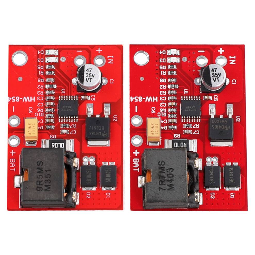 2PCS CN3722 12V Solar Panel Controller MPPT Solar Controller with Dual Status Indicator for Li-Ion Batteries
