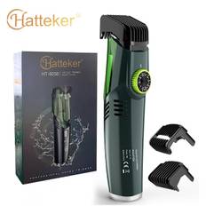 Hårtrimmer til mænd, Skægtrimmer med 20 Længde- og Stilindstillinger, Indbygget Vakuumtrimmer til Overmuser, Sideburns, Ansigtshår