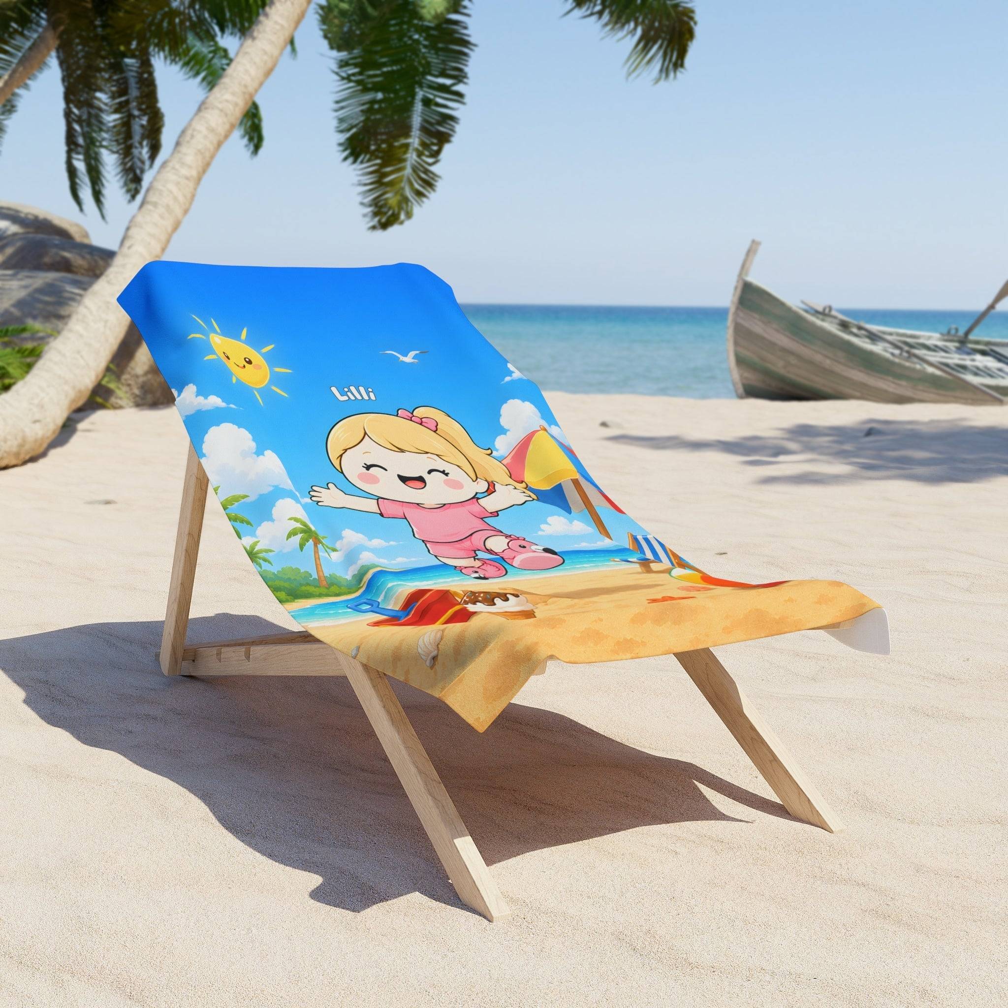 Lillis strandhandduk-30" × 60"