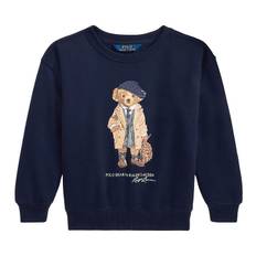 Polo Ralph Lauren Sweatshirt - Förfinad Marinblå m. Gosedjur - Polo Ralph Lauren - 5 år (110) - Sweatshirt