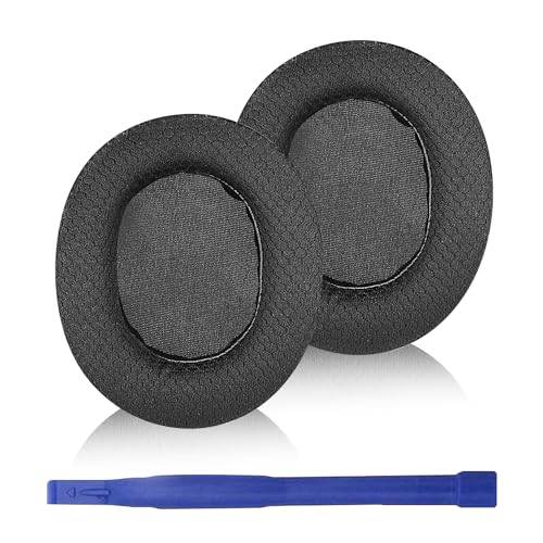 Adhiper Ersättningsöronkuddar för SteelSeries Arctis Gaming Headset - Kompatibla Med Arctis 1, 3, 5, 7, 9X, Pro - Memory Foam Mesh (Svart)
