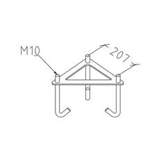 Norlys - Modena 2 Udendørs Parklampe Bred t/Beton Forankring Hvid