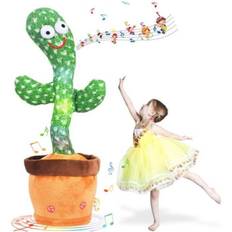 Jouet en Peluche - Dancing Cactus - Vert - Chantant - Dansant - Pour Enfants à partir de 3 ans