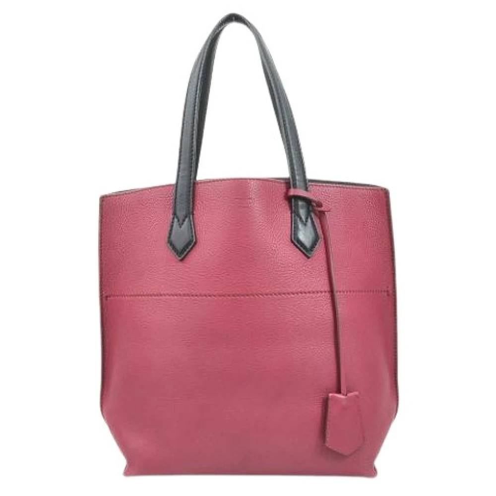 Fendi Vintage Pre-owned Lædertote Bag - Vintage - Dame - Lyserød - ONE SIZE - Læder